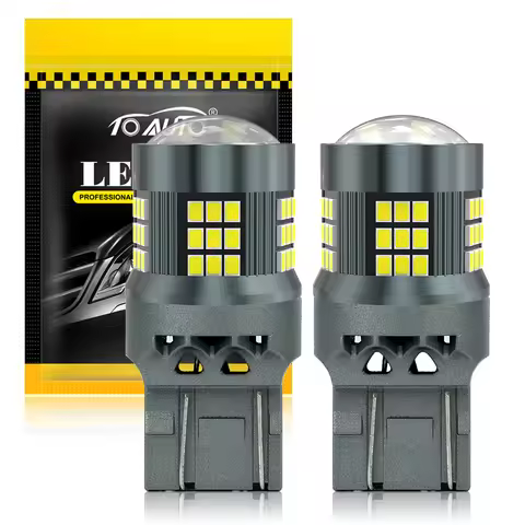 2Pcs T20 7440 W21W Led Bulb 7443 W21/5W Turn Signal Light 3014 Chips Auto LED Signal Light Tail Brak