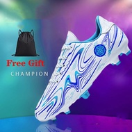 Men Shoes Football AG Outdoor Kids Soccer Boots Kasut Bola Sepak