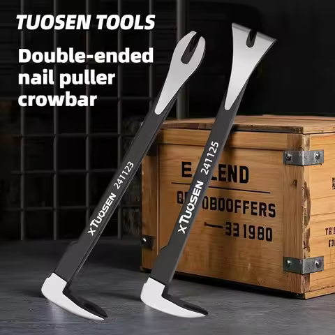 TUOSEN Nail Puller Cats Paw Nail Remover Multifunctional Crowbar Tool Steel Nail Extractor for Home 