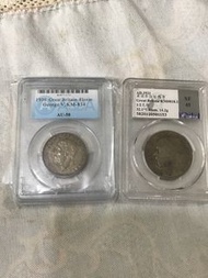 二個英國老銀幣