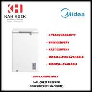 MIDEA MDRC207FZG01-SG 142L CHEST FREEZER - 2 YEARS MANUFACTURER WARRANTY + FREE DELIVERY