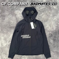 Cp Company Soft Shell Goggle Jacket Navy - Cp Original Company Softshell