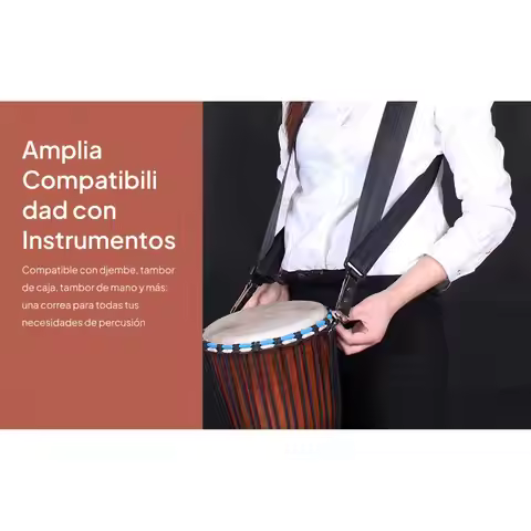 C Percussion Alomejor Djembe Accessories Portable Adjustable Instruments Harness Professional Drum S