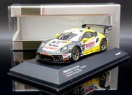 【MASH】現貨特價 IXO 1/43 Porsche 911 GT3 R #98 ROWE 2020 SPA 冠軍