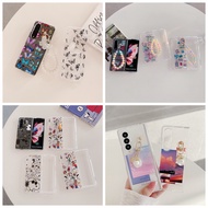 Hard Transparent Casing for Samsung Galaxy Z Fold 5 Creative Clear Samsung Z Fold5 Protection Phone Case