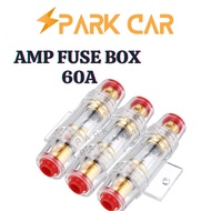 AMP Fuse Box 60A Waterproof 1 To 1 AGU Fuse Holder