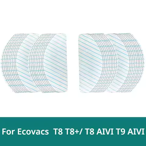 Disposable Mop Pads for Ecovacs Deebot Ozmo T8/T8+/T8 AIVI T9 AIVI N8 Pro/N8 Pro+ Robot Vacuum Clean