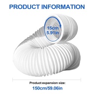 Portable Air Conditioner Hose 15cm 13cm Diameter Anti-Clockwise ThreadLength up to 300mm AC Hose  fo