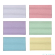Sugar 50 Sheets Colorful Indexcard 3x5Inch Ruled Notecard Lined Study Card Note Card