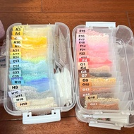 拼豆色号贴221实色拼豆色号贴标签贴纸MARD黄豆豆Dodo小豆专用不221 solid color bean color number stickers20251023