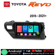 จอเเอนดรอยด์ตรงรุ่น Toyota Revo ปี2015-2021+ พร้อมหน้ากากและปลั๊กตรงรุ่น ไม่ต้องตัดต่อปลั๊กเดิม