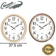 CROCODILE Quiet Sweep Oval Analogue Wall Clock CW8523 (CW8523AKS, CW8523JKS2) [Jam Dinding]