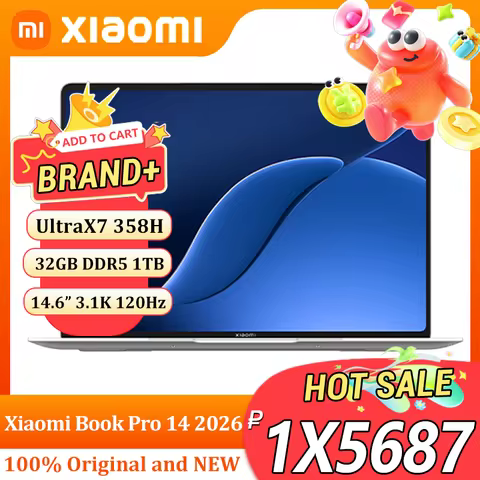 (NEW) Xiaomi Book Pro 14 2026 Ultra X7-358H 32GB 1TB 14.6inch 3.1K 120Hz OLED Screen