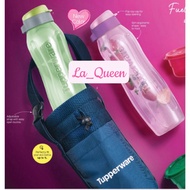 Tupperware Slim Eco Bottle 1.0L (1pc) Flitop Water Bottle BPA FREE Lightweight Easy To Carry Out