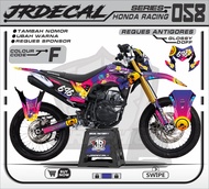 (BISA COD) DECAL CRF 150 L FULL BODY HITAM-STCIKER CRF 150 L FULL BODY HITAM 2022 - DECAL VARIASI CR