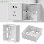 MAYWI Switch Socket Box Universal On-Wall Mount Switch And Socket Apply Wall Surface Junction Box
