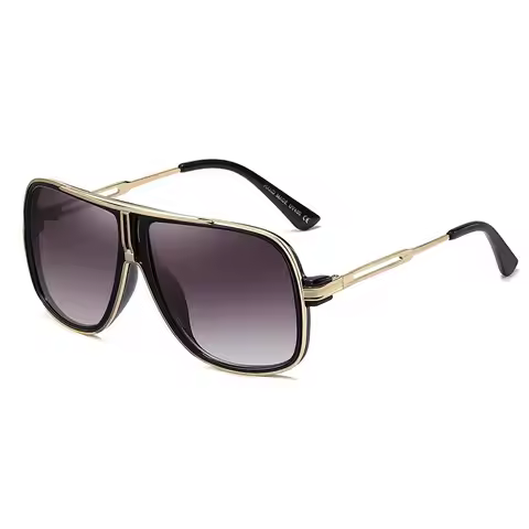 2020 New Fashion Oversized Retro 80s Vintage Pilot Sunglasses Men Classic Eyewear Higth Quality Sung