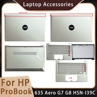 New For HP ProBook 635 Aero G7 G8 HSN-I39C;Replacemen Laptop Accessories Lcd Back Cover/Palmrest/Bottom With LOGO Silvery