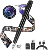 64GB Mini Camera Hidden Camera Pen -1080p Small Nanny Cam Pen Camera Full HD Video or Picture Taking