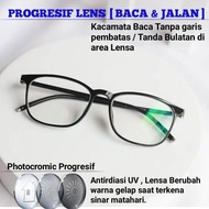 /plus Progressive Photochromic Lens Reading Glasses Unisex 21351 frame