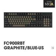 |MOJO| Leopold FC900R BT MX2A 石墨藍 TypeC 5.1藍牙無線 PBT二射成型 正刻英文 LAYOUT (紅茶青軸)