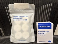（不議價，全新未開封）原裝PURESOME Bodyluv 洗臉台（第2代）過濾器1 個+ 濾水器濾水芯1 包（6個）