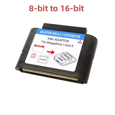 Master System Adapter 8 bit Game Cartridge Converter Adapter for SEGA Mega drive 16 bit Adapter Vide