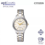 [Aptimos] Citizen Mechanical PD7144-57AB White Dial Women Bracelet Watch