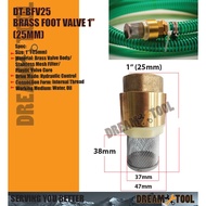 *PLUNGER PUMP / WATER PUMP* Brass Foot Valve 1” (25mm)DT-BFV25 *PLUNGER PUMP / WATER PUMP*