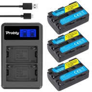 7.4V 2200mAh NP-FM50 NPFM50 NP FM50 FM50h Battery+LCD Dual Charger for Sony NP-FM51 NP-FM30 NP-FM55H