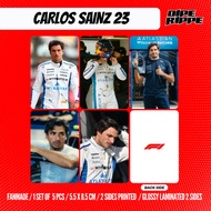 F1 DRIVER PHOTOCARD - CARLOS SAINZ
