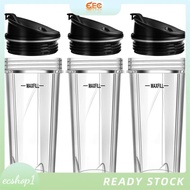 [ecshop1.ph] Blender Replacement Parts for Ninja, 3 Pack 16oz Ninja Blender Cups Replacement with To