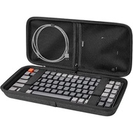Linkidea Hard Travel Case for 75% Keyboard, Computer 84 Key Keyboard Carrying Case Protective Storag