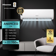 Hisense AC - AN05CEG Air Conditioner Standard 0.5 PK 1/2 PK (Indoor+Outdoor Unit Only)【Smart Mode】【S