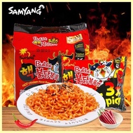 ♙ ஐ ◴ ◨ Samyang Super Spicy fire noodles 3X Spicy 140g Family (5pcs in a pack)