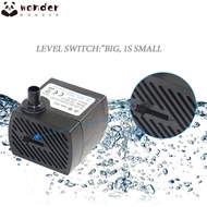 WONDER Submersible Water Pump with LED Light, Submersible Ultra Quiet Aquarium Water Pump, Durable L
