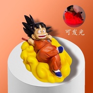 Dragon Ball GK Childhood Son Goku Figure Figure Fighting Cloud Can Glow Night Light Creative Anime Trendy Play Decoration Gift