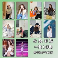 Jessica Jesica Jessica Merchandise HD Card Sticker Photocard 10cm Sticker Photo Riding the Wind and 