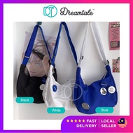 Dreamtale Women Sling Bag Japnese Two Tone Canvas Strap Casual Sling Bag Women Handbag Shoulder Bag Handbeg Wanita WFS400