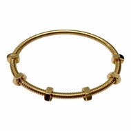 CARTIER 卡地亞 ÉCROU DE CARTIER 手鐲 K18 Au750 YG  SIZE:#16