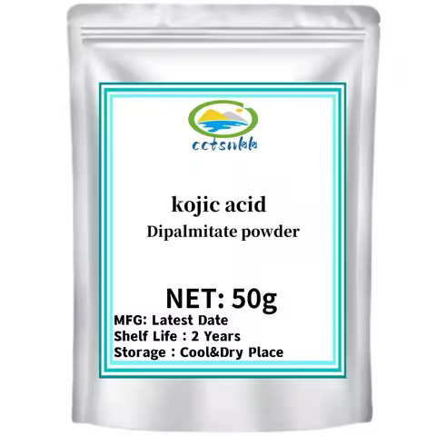 Hot Sale Kojic Acid Dipalmitate Powder Cosmetic Grade Skin Whitening Inhibiting Melanin Spot Removin