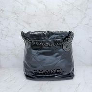 CHANEL MINI 22BAG SO BLACK/晶片