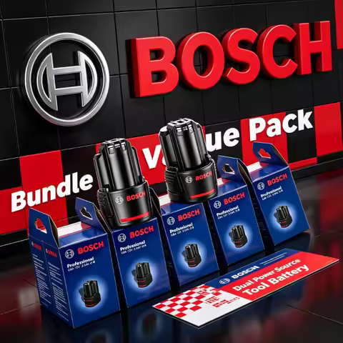 Original BOSCH 12V 3.0Ah Quick-Charge Battery Fits BAT411 BAT412A BAT413 BAT413A Full Complete Charg