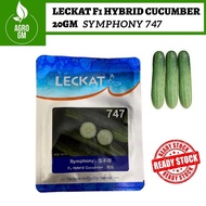 F1 Hybrid Benih Timun Hijau Leckat Symphony 747 20gm 100gm Cucumber Seed