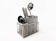 特仕三併款　304不鏽鋼筷子籃 中中低　廚房置物架　瀝水架