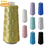 YUMEIREN Silver Core Yarn, Gold Silver Core Wire Multicolor Gold Silver Yarn, Knitting Wool Goods Fi