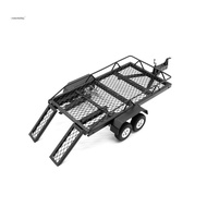 Black RC Car Metal Hitch Mount Trailer Upgrade Parts Accessories for 1/24 RC Trx4m Scx24 Fms24 FMS18