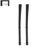 2Pcs Cajon Brush Telescoping Drum Brushes Nylon Sticks Percussion for Jazz Stick Drum