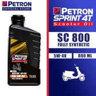 【COD】 Petron Sprint 4T SC 800 Scooter Oil Fully Synthetic SAE 5W-40 (800 ml)