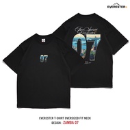EVERESTER เสื้อยืด Oversized คอฟิต Heavy Cotton 07 Zamba ดำ EXP